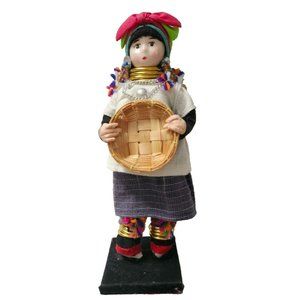 Tribe Doll of Thailand 9" Handmade by Youthana Boonprakong